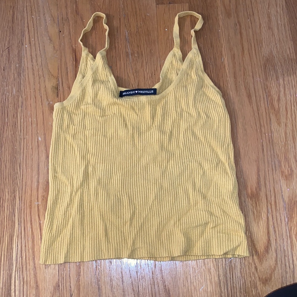 Brandy Melville Yellow Tank